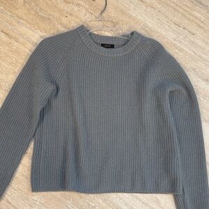 Quince Heather Gray Women's Crew Neck Sweater